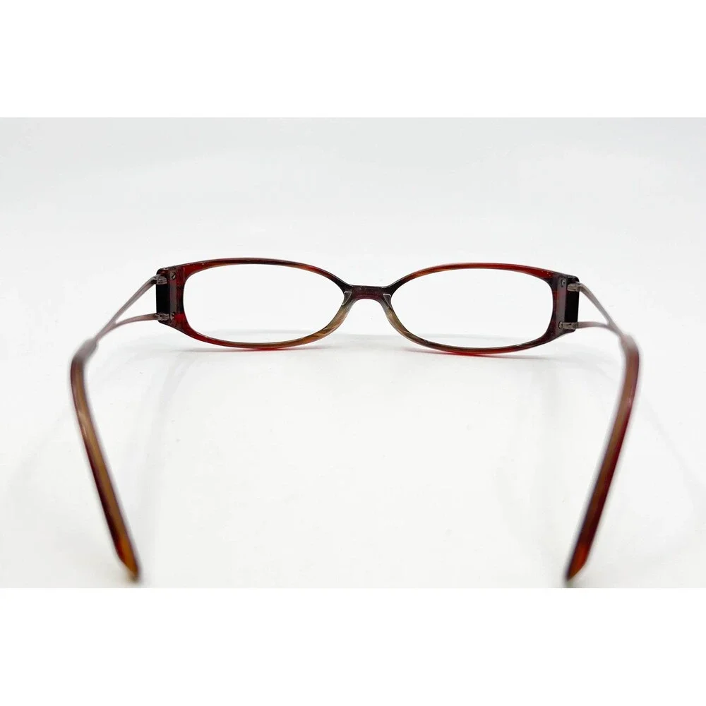 Anne Klein Eyeglasses Women Red Burgundy AK8049 Oval Full Rim 54-15-130